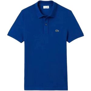 Lacoste, Heren, Tops, Blauw, Maat: 3XL Katoen,