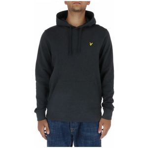 Lyle & Scott, Heren, Sweatshirts & Hoodies, Grijs, Maat: M Katoen,