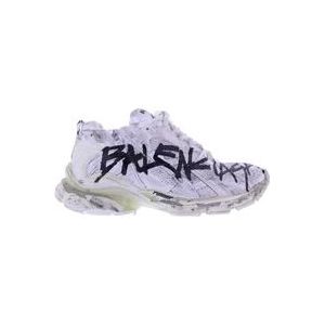 Balenciaga Runner Monocl/Graffiti/W , White , Dames , Maat: 36 EU