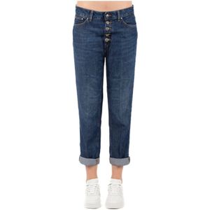 Dondup, Dames, Jeans, Blauw, Maat: W32 Katoen,