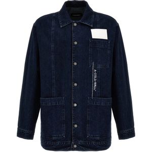 A-Cold-Wall, Heren, Jassen, Blauw, Maat: L Katoen,