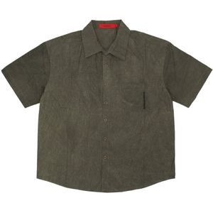 Acupuncture, Heren, Overhemden, Groen, Maat: L Katoen,