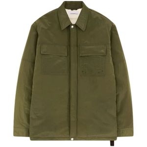 Oamc, Heren, Jassen, Groen, Maat: M Nylon,