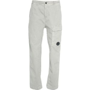 C.p. Company, Heren, Broeken, Grijs, Maat: S Corduroy,