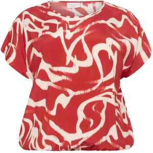 Kaffe Curve, Dames, Blouses & Shirts, Rood, Maat: 6XL