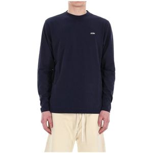 Autry, Heren, Tops, Blauw, Maat: S Katoen,