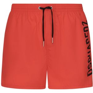Dsquared2, Heren, Badkleding, Rood, Maat: M Polyamide,