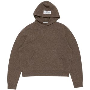Acne Studios, Heren, Truien, Bruin, Maat: L Kasjmier,