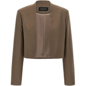 Fabiana Filippi, Dames, Jassen, Bruin, Maat: 2XS Wol,