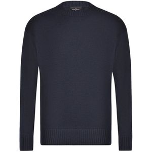 Gran Sasso, Heren, Truien, Blauw, Maat: L