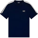 Emporio Armani Ea7, Heren, Tops, Blauw, Maat: XS Katoen,