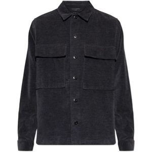 AllSaints, Heren, Overhemden, Blauw, Maat: S Katoen,
