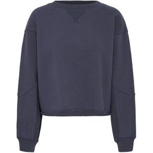 Ichi, Dames, Sweatshirts & Hoodies, Blauw, Maat: L