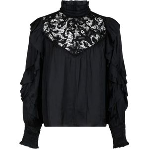 Isabel Marant, Dames, Blouses & Shirts, Zwart, Maat: XS