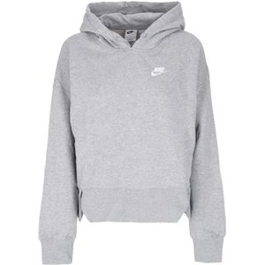 Nike, Heren, Sweatshirts & Hoodies, Grijs, Maat: L Fleece,