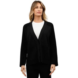 Alpha Studio, Dames, Truien, Zwart, Maat: XS