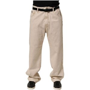 Dolce & Gabbana, Heren, Broeken, Beige, Maat: XL Denim,