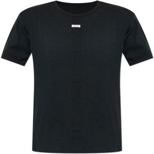 Maison Margiela, Heren, Tops, Zwart, Maat: S Katoen,