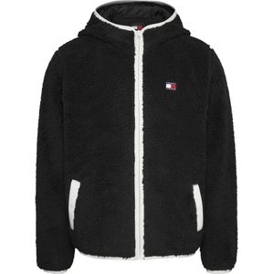 Tommy Jeans - Fleece Jacket - Zwart - Heren