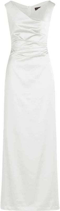 vera mont, Dames, Jurken, Wit, Maat: S Satijn,