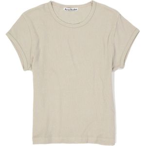 Acne Studios, Dames, Tops, Beige, Maat: XL Katoen,