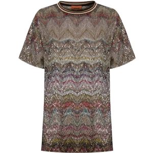 Missoni, Dames, Tops, Veelkleurig, Maat: S