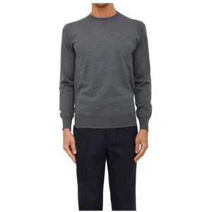 Paolo Pecora, Heren, Truien, Grijs, Maat: S Wol,