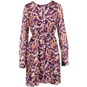 Patrizia Pepe, Dames, Jurken, Veelkleurig, Maat: S Viscose,