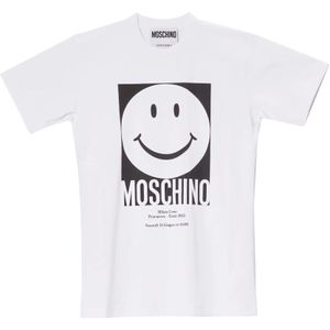 Moschino, Dames, Tops, Wit, Maat: XS Katoen,