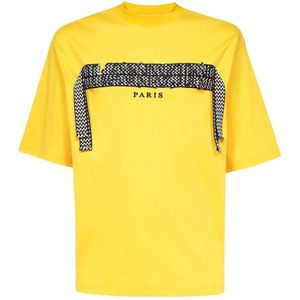 Lanvin, Heren, Tops, Geel, Maat: L Katoen,