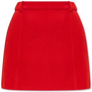 Jil Sander, Dames, Rokken, Rood, Maat: XS Wol,