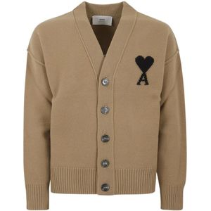 Ami Paris, Heren, Truien, Bruin, Maat: L Wol,