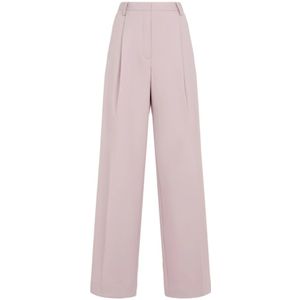 Dries Van Noten, Dames, Broeken, Roze, Maat: S Wol,