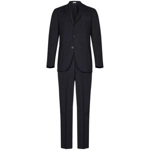 Boglioli, Heren, Pakken, Blauw, Maat: 3XL Wol,