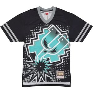 Mitchell & Ness, Heren, Tops, Veelkleurig, Maat: M Jersey,