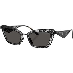 Dolce & Gabbana - Cat Eye Zonnebril - Zwart - Acetaat