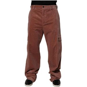 Dolce & Gabbana, Heren, Broeken, Bruin, Maat: M Denim,