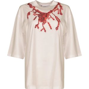 Moschino, Dames, Tops, Beige, Maat: XL