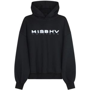 Misbhv, Heren, Sweatshirts & Hoodies, Zwart, Maat: M Katoen,