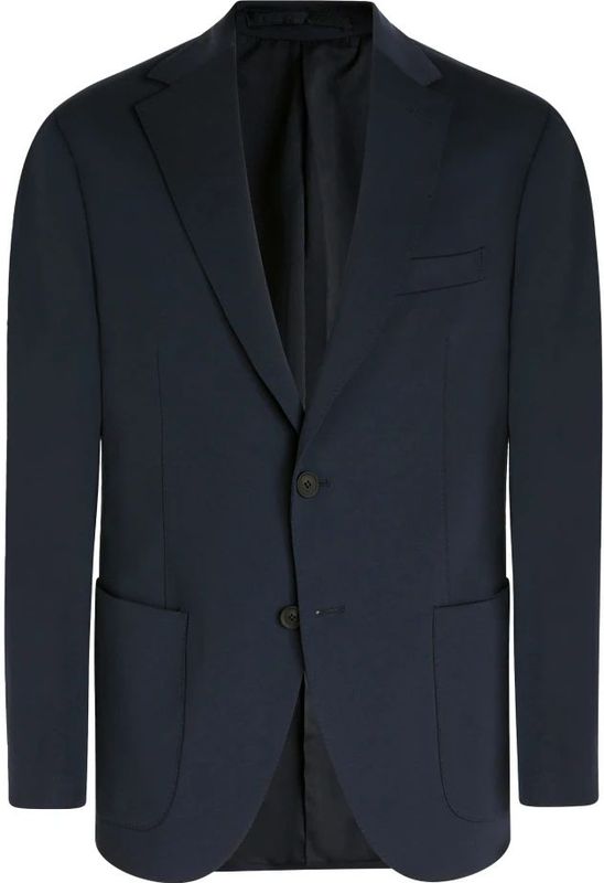 Boggi Milano - B-Tech Stretch Nylon Jas - Blauw - Heren - Regular Fit