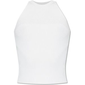 Max Mara, Dames, Tops, Wit, Maat: M Zijde,