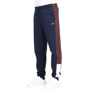 Lacoste, Heren, Broeken, Blauw, Maat: M Katoen,