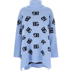 Dolce & Gabbana, Dames, Truien, Paars, Maat: S Wol,