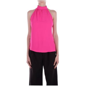 Liu Jo, Dames, Tops, Roze, Maat: XS Poliester,
