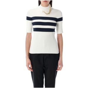 Jean Paul Gaultier, Dames, Truien, Wit, Maat: S Viscose,