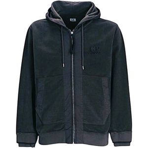 C.p. Company, Heren, Sweatshirts & Hoodies, Blauw, Maat: 3XL Katoen,