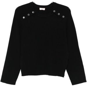 Liu Jo, Dames, Truien, Zwart, Maat: S