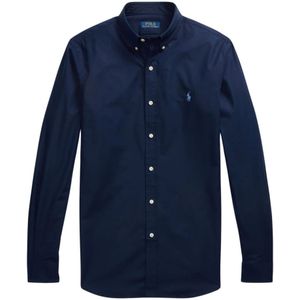 Ralph Lauren, Heren, Overhemden, Blauw, Maat: M