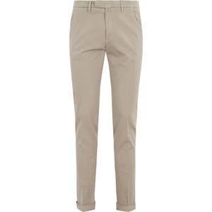 Briglia, Heren, Broeken, Beige, Maat: M Satijn,