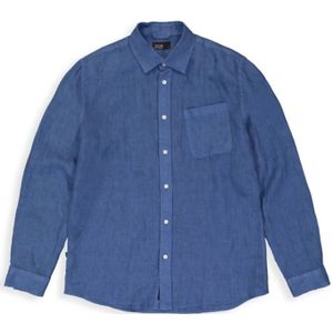 Butcher of Blue, Heren, Overhemden, Blauw, Maat: XL